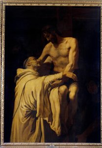Cristo tomando en sus brazos a San Bernardo de Claraval (1090-1153)