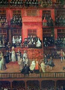Auto de Fe en la Plaza Mayor, Madrid, 30 de junio de 1680 (detalle) de Francisco Rizi