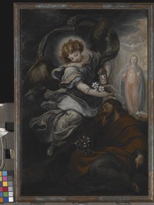 El sueño de San José (óleo sobre lienzo) de Francisco Rizi