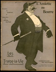 Portada de The Butter Plate, número 166, Satírico en Colores de Francisco Sancha y Lengo