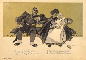 ¡Marie! levántate, eres perezosa, caricatura de L