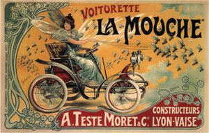 Voiturette La Mouche, 1900 de Francisco Tamagno