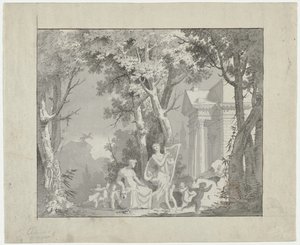 Escena clásica, 1775-1800 de Francisco Vieira