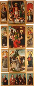 Retablo de los Santos Ana y Miguel Arcángel Panel derecho de Francisco de Comontes