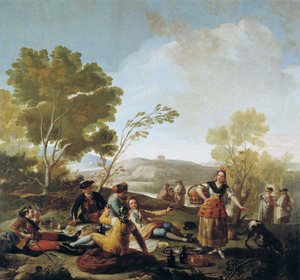 Un picnic, 1776 de Francisco de Goya