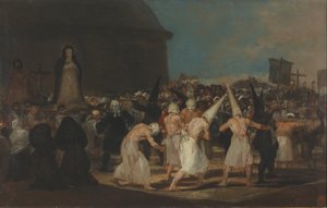 Una procesión de flagelantes de Francisco de Goya