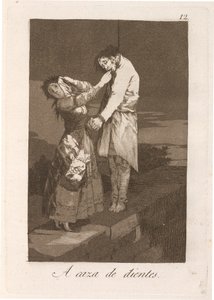 A caza de dientes de Francisco de Goya
