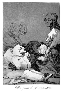Un regalo para el maestro de Francisco de Goya