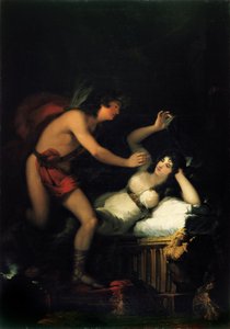 Alegoría del amor Cupido y Psique de Francisco de Goya