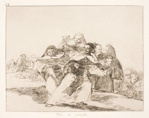 Todo va al revés (42) de Francisco de Goya