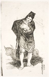 Contrabandista andaluz, con toro de Francisco de Goya