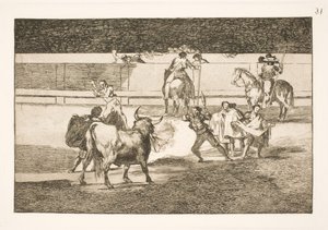 Banderillas con linternas chinas de Francisco de Goya