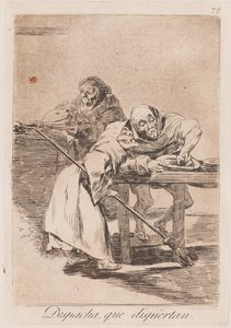 Sé Rápido, Despiertan, finales del siglo XVIII-principios del siglo XIX de Francisco de Goya