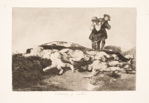 Enterrar a sus muertos y callar (18) de Francisco de Goya