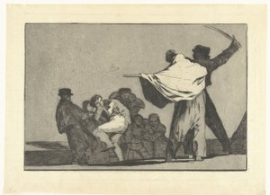 Tontería conocida Conocido disperso Los Disparates (Las locuras) (título de la serie) Los Proverbios (Los Proverbios) (título de la serie) de Francisco de Goya