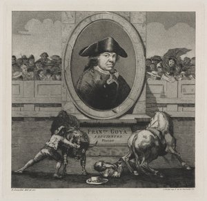 Corridas de toros: Frontispicio de Francisco de Goya