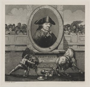 Corridas de toros: Frontispicio, 1876 de Francisco de Goya