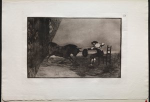 Corridas de toros: La osadía de Martincho en el ruedo de Zaragoza de Francisco de Goya
