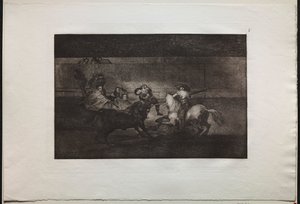 Corridas de toros: La muerte de Pepe Illo (3ª composición) de Francisco de Goya