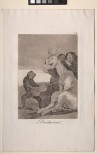 Caprichos: ¡Bravo! de Francisco de Goya