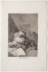 Caprichos: Corrección de Francisco de Goya