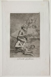 Caprichos: Profesión devota de Francisco de Goya