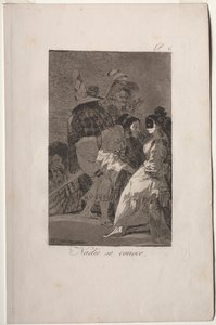 Caprichos: Nadie se conoce a sí mismo de Francisco de Goya