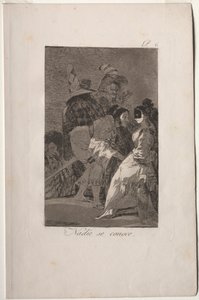 Caprichos: Nadie se conoce a sí mismo de Francisco de Goya