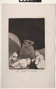 Caprichos: El sueño los vence de Francisco de Goya