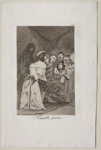 Caprichos: ¡Trágatelo, perro! de Francisco de Goya