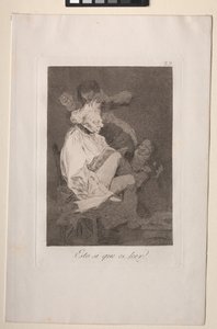 Caprichos: Eso Sí que es Saber Leer de Francisco de Goya