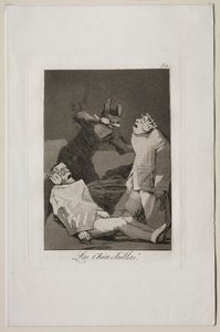 Caprichos: Los Chinchillas de Francisco de Goya