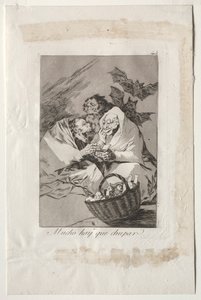 Caprichos: Hay mucho que chupar de Francisco de Goya
