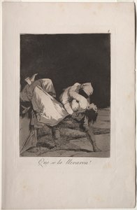 Caprichos: ¡Se la llevaron! de Francisco de Goya