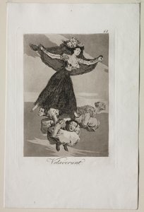 Caprichos: Han volado de Francisco de Goya