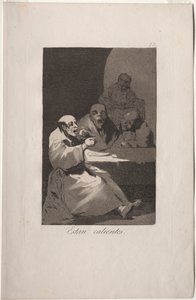 Caprichos: Están Calientes de Francisco de Goya