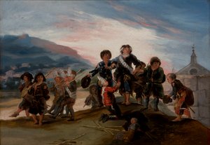 Niños jugando a soldados, 1786