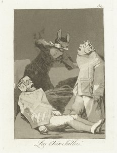 De Chinchillas Los Chinchillas (title on object) Los Caprichos (series title) de Francisco de Goya