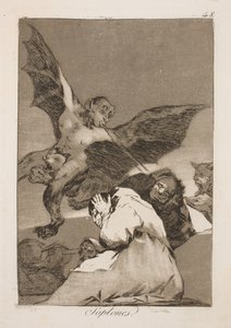 De blæser dem i ørene de Francisco de Goya
