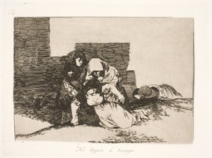 Llegaron tarde (52) de Francisco de Goya