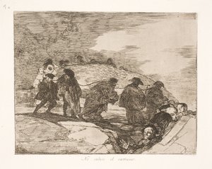 No saben a dónde (70) de Francisco de Goya