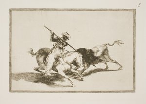 El inspirado Maurer Gazul es el primero en ensartar toros según las reglas de Francisco de Goya