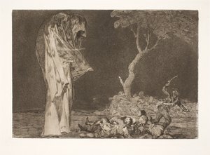 El miedo tonto (No pierdas reputación por miedo) de Francisco de Goya