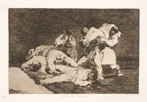 Será lo mismo (21) de Francisco de Goya