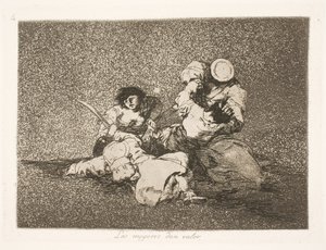 Son las mujeres las que dan coraje (4) de Francisco de Goya