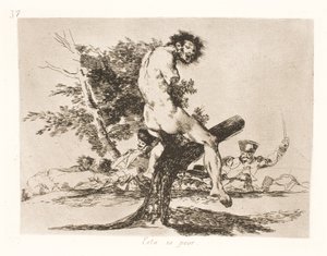 Esto es peor (37) de Francisco de Goya