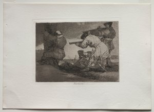 Desastres de la guerra: ¡Bárbaros!, 1810-1820 de Francisco de Goya