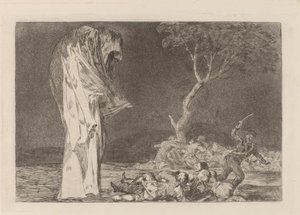 Disparate de miedo de Francisco de Goya