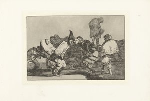 Locura del Carnaval Despertar el carnaval Los Disparates (Las locuras) (título de la serie) Los Proverbios (Los Proverbios) (título de la serie) de Francisco de Goya