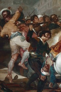El dos de Mayo o La carga de los mamelucos (detalle) de Francisco de Goya